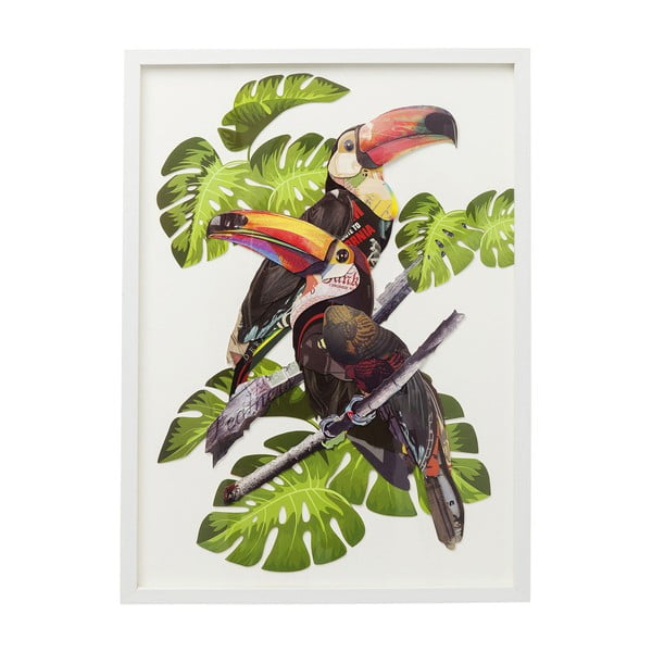 Kare Design Paradīzes putnu pāris, 70 x 50 cm