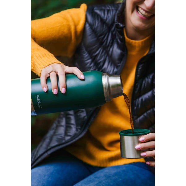 Zaļa ceļojumu termo krūze Vialli Design Fuori, 1 l-image-4
