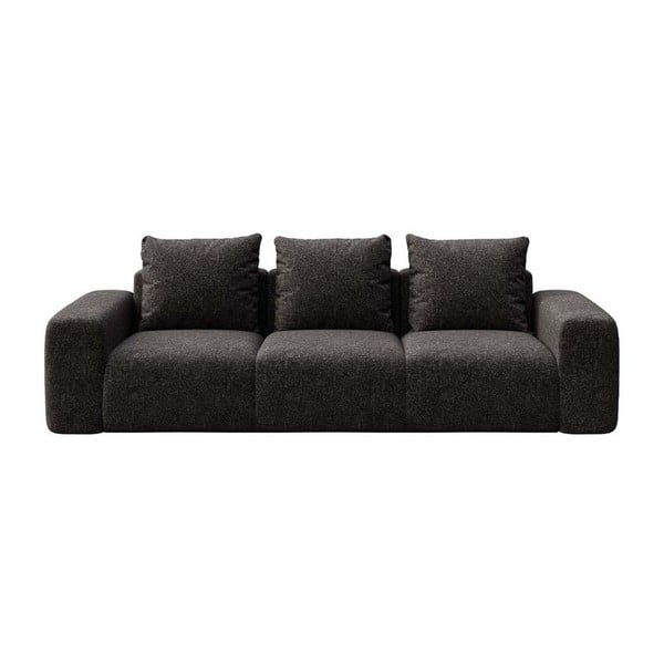 Antracīta pelēks dīvāns 287 cm Monce – Rodier