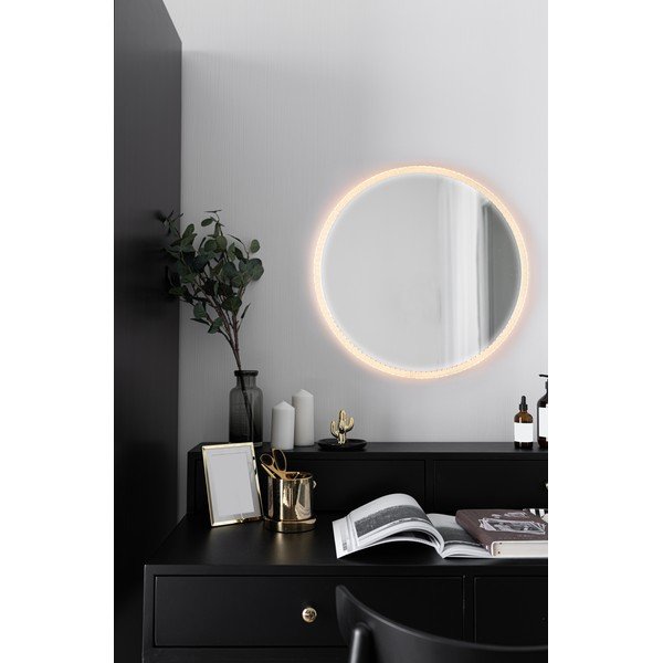 Sienas spogulis ar gaismu ø 60 cm Yuna – Mirrors and More-image-1