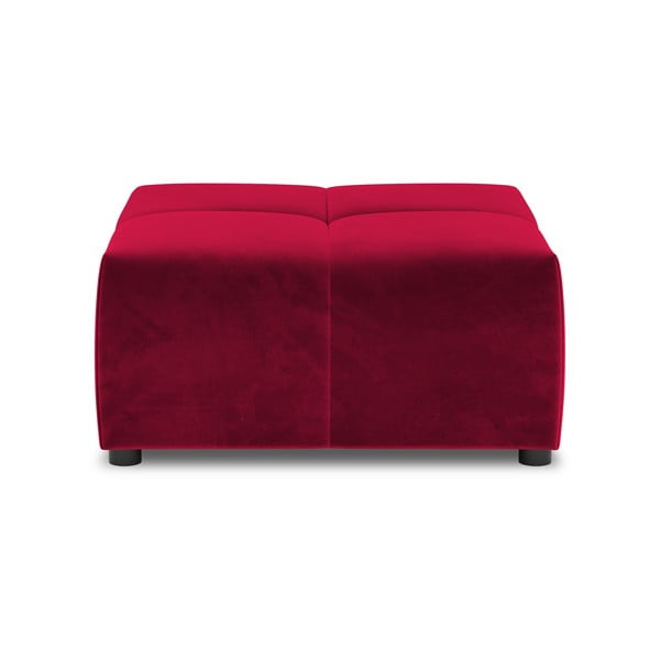 Sarkans samta dīvāna modulis Rome Velvet – Cosmopolitan Design 