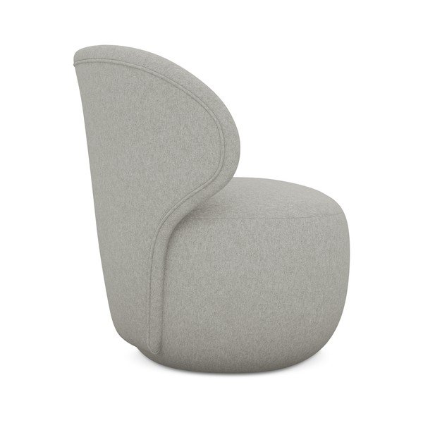 Gaiši pelēks atpūtas krēsls Kama – Makamii-image-2