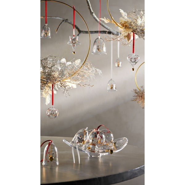 Stikla pūsta Ziemassvētku eglītes bumbiņa ø 6,5 cm Ann-Sofi Romme Annual Christmas Bauble – Holmegaard-image-2