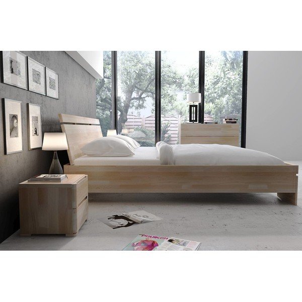 Dižskābarža naktsgaldiņš ar 2 atvilktnēm SKANDICA Sparta-image-1