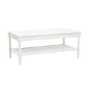 Balts žurnālgaldiņš 60x120 cm Heritage – Premier Housewares