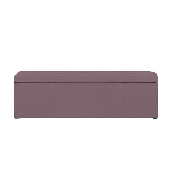 Lavandas purpursarkanais otomāns ar uzglabāšanas vietu Cosmopolitan Design LA, 200 x 47 cm-image-1