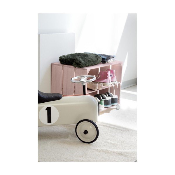 Rozā koka apavu plaukts Really Nice Things Shoe-image-1