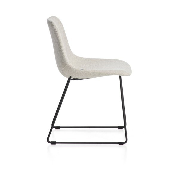 Krēmkrāsas pusdienu krēsls Zahara – Kave Home-image-3