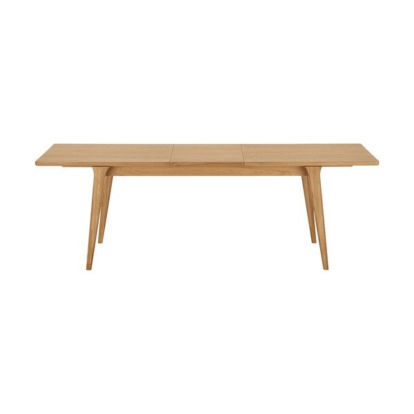 Izvelkams ēdamgalds ar papildu galda virsmu ar ozolkoka imitāciju 90x180 cm Darwin – House Nordic-image-4