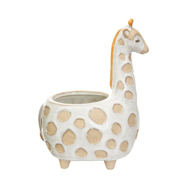 Balti bēšs puķu pods Sass & Belle Gina Giraffe, ø 7,5 cm-image-3