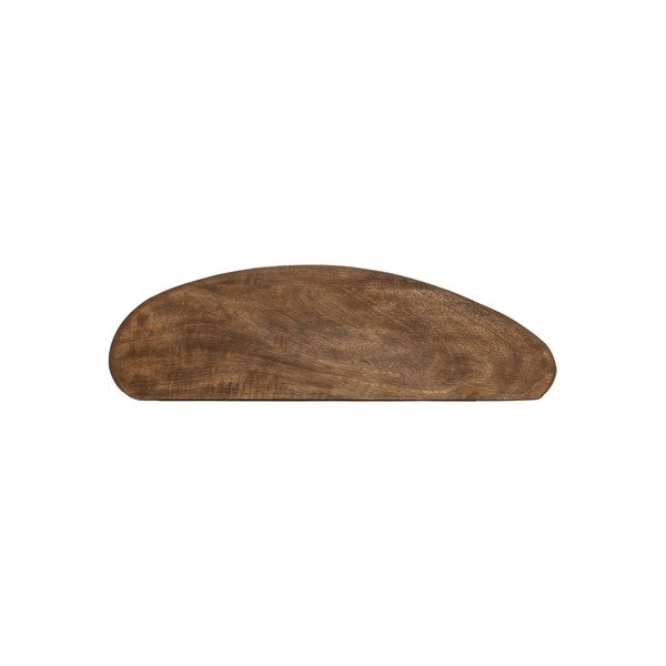 Tumša dabīga toņa mango masīvkoka sienas plaukts 49 cm Ginosu – Light & Living-image-1