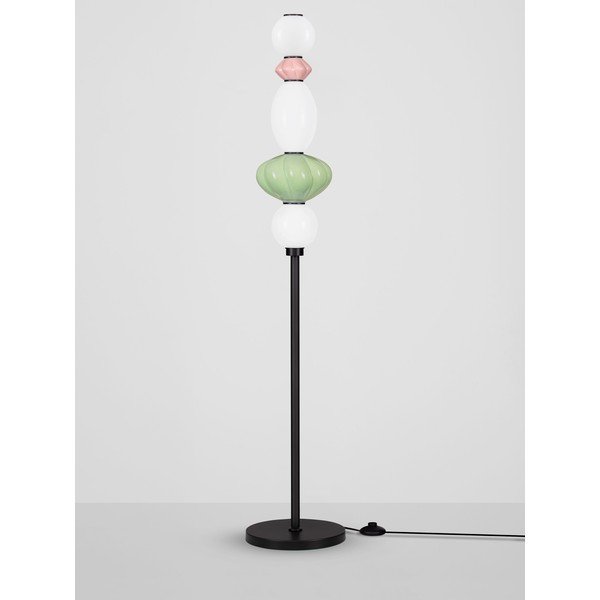 Keramikas LED stāvlampa ar regulējamu spilgtumu ar keramikas abažūru/ar stikla abažūru (augstums 136,5 cm) Oneta – Nova Luce-image-3