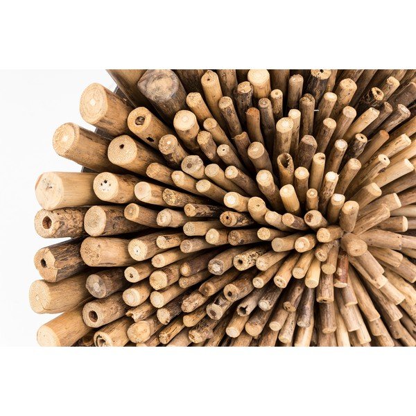 Sienas rotājums no tīkkoka WOOX LIVING Bee, ⌀ 70 cm-image-1