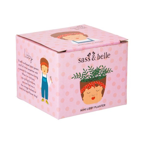 Brūni bēšs puķu pods Sass & Belle My Kind of People Libby-image-3