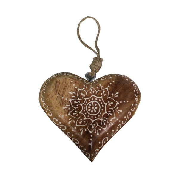Piekaramais dekors sirds formā Antic Line sirds ornaments