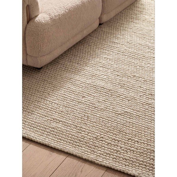 Krēmkrāsas ar rokām darināts vilnas paklājs 200x300 cm Richmond Diana – Ted Baker-image-3