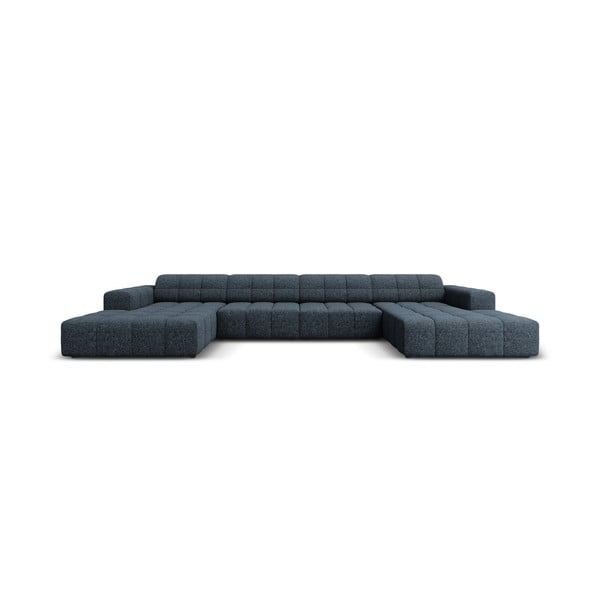 Zils stūra dīvāns (U veida) Chicago – Cosmopolitan Design