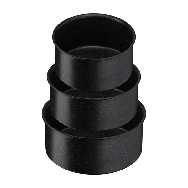Alumīnija katli (3 gab.) ar nelīpošo pārklājumu/ar noņemamu rokturi piemēroti indukcijas plītij INGENIO Black stone L3998902 – Tefal-image-2