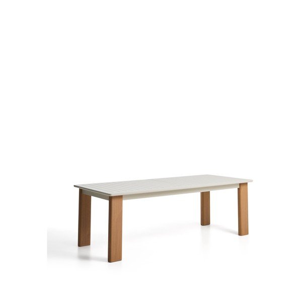 Metāla dārza ēdamgalds 100x233 cm Livorno – Kave Home