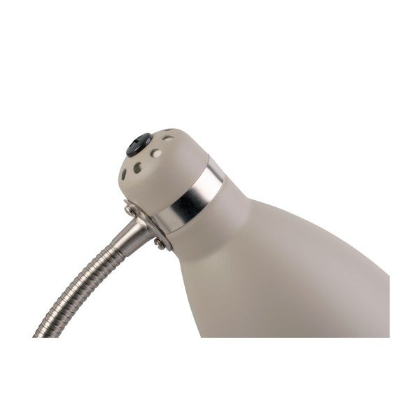 Pelēka galda lampa Leitmotiv Study, augstums 30 cm-image-3