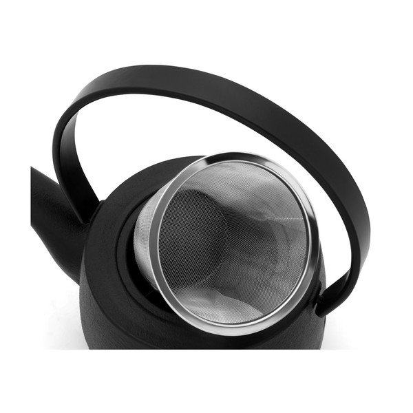 Melna čuguna tējkanna ar sietiņu 1,2 l Kobe – Bredemeijer-image-3