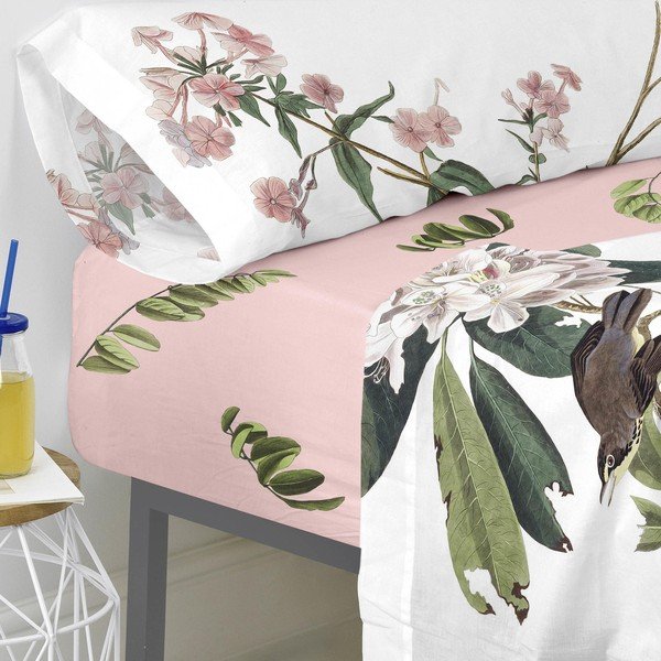 Kokvilnas palags ar gumiju Happy Friday Basic Blooming, 180 x 200 cm-image-4