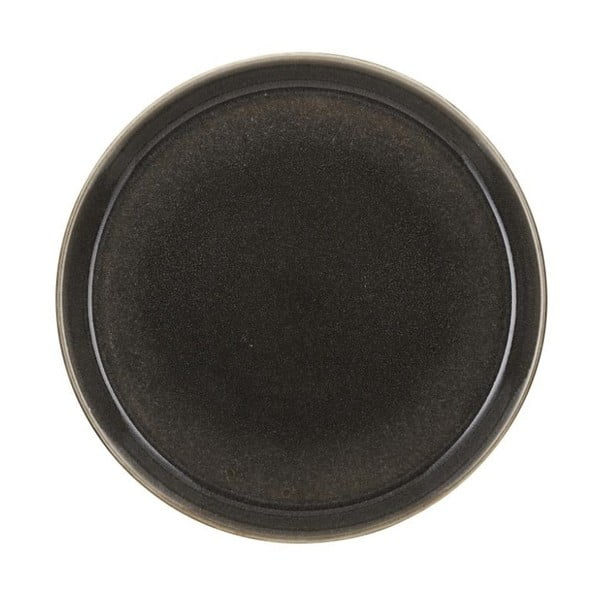 Tumši pelēks keramikas šķīvis Bitz Mensa, diametrs 27 cm
