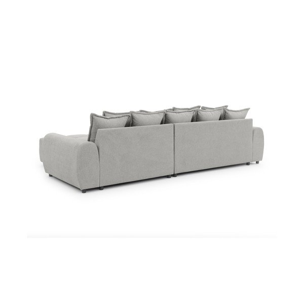 Gaiši pelēks stūra dīvāns (ar labo stūri/ar zvilni) Albane  – Ropez-image-4