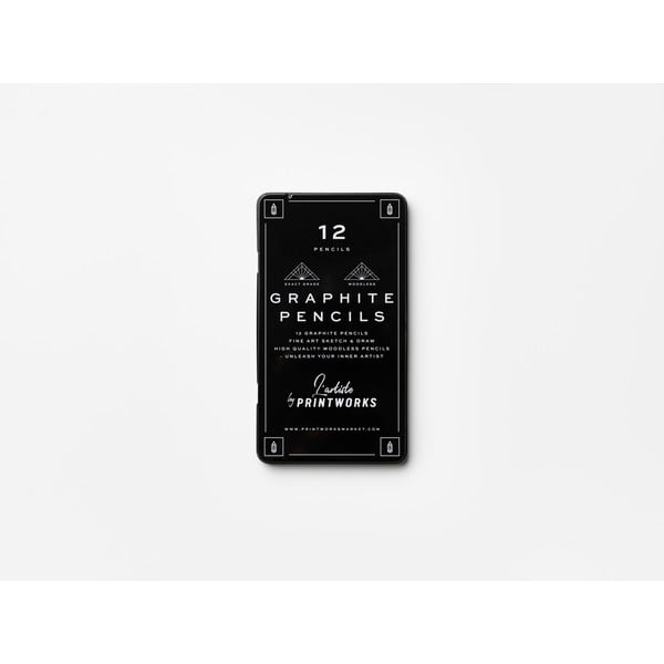 Zīmuļi (12 gab.) Graphite – Printworks-image-2