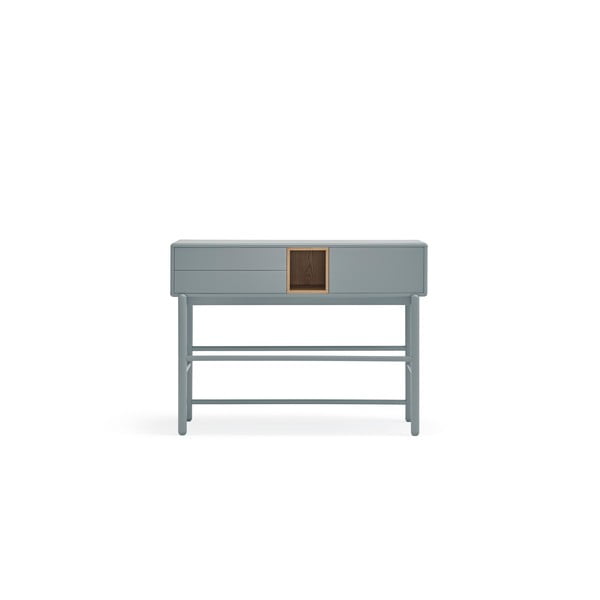 Zils/pelēks konsoles galds 35x120 cm Corvo – Teulat