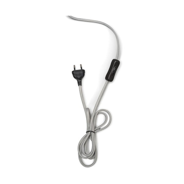 Galda lampa ar tumši pelēku abažūru un pārstrādāta stikla struktūru Good&Mojo Murano, ⌀ 47 cm-image-2