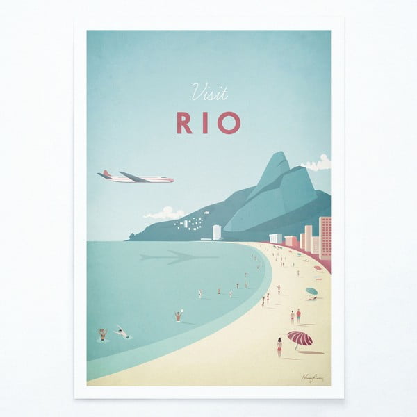 Plakāts Travelposter Rio, 50 x 70 cm
