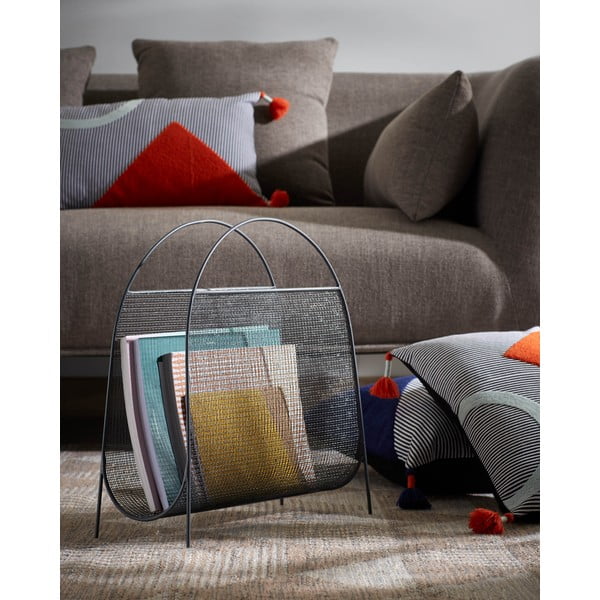 Metāla žurnālu statīvs Aviva – Kave Home-image-1