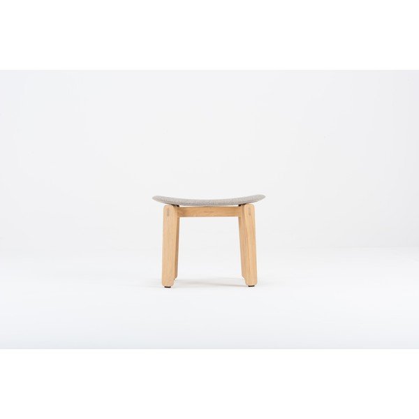 Pelēks ozolkoka kāju soliņš Gazzda Nora-image-3