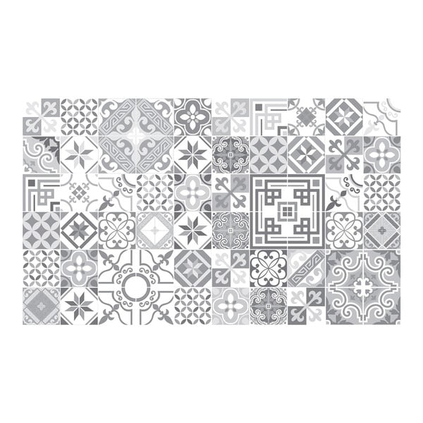 60 sienas uzlīmju komplekts Ambiance Vintage Design Shade of Gray, 10 x 10 cm-image-2