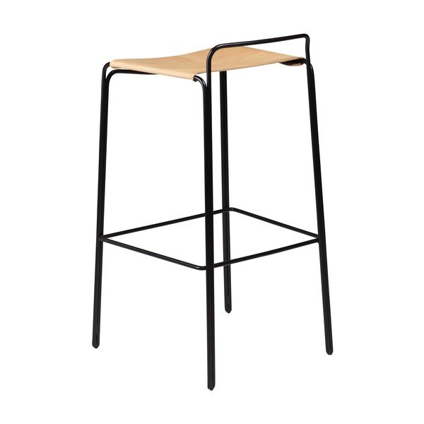 Brūna bāra taburete (sēdekļa augstums 77 cm) Paz – DAN-FORM Denmark-image-1