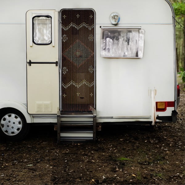 Dabīga toņa bambusa aizkars durvīm 90x200 cm Rhombus – Maximex-image-4