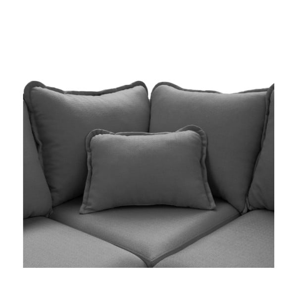 Pelēks stūra dīvāns (kreisais stūris) Beata – Ropez-image-1