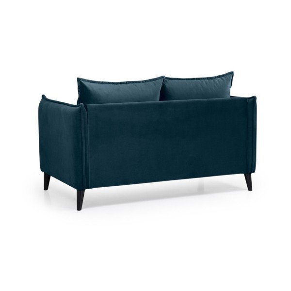 Zils samta dīvāns Scandic Leo, 145 cm-image-3