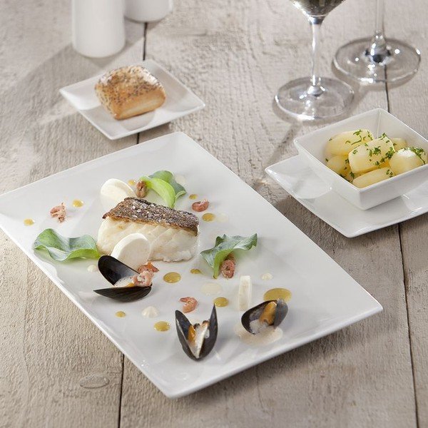 Porcelāna paplāte 13x24 cm Squito – BonBistro-image-1