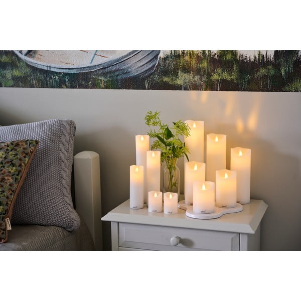 LED svece (3 gab.) (augstums 15 cm) Sara – Sirius-image-3