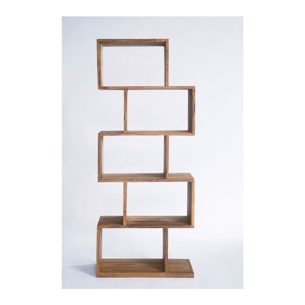 Grāmatu plaukts no sheesham koka Kare Design Authentico ZickZack-image-3