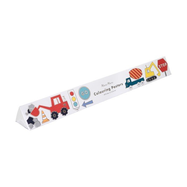 Krāsojamā grāmata Construction – Meri Meri-image-1