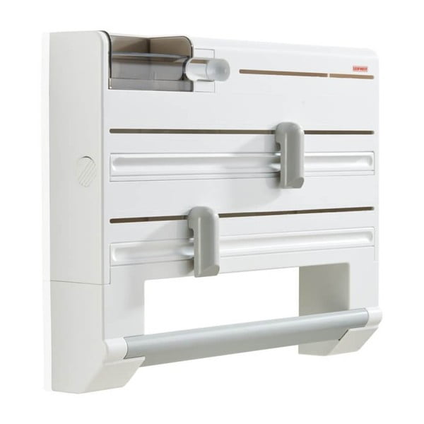 Balts plastmasas sienas folijas un papīra dvieļu turētājs Parat – LEIFHEIT