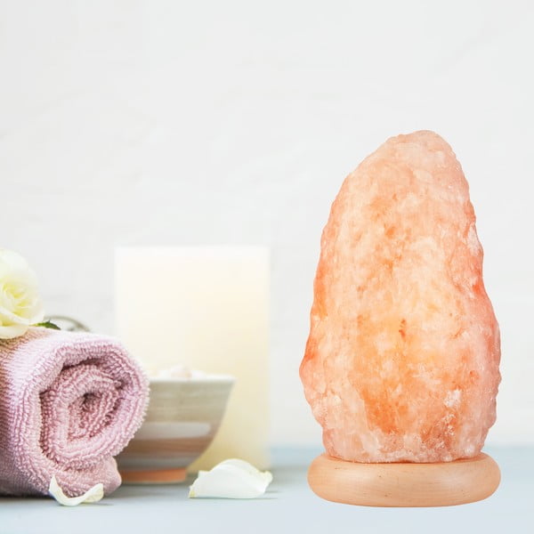 Oranža sāls lampa, augstums 26 cm Sally – LAMKUR-image-1