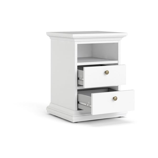 Balts naktsgaldiņš ar plauktiem Paris – Tvilum-image-4