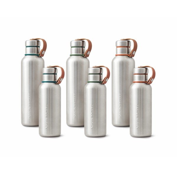Okeāna zils 2 sienu nerūsējošā tērauda termoss Black + Blum Insulated Vacuum Bottle, 500 ml-image-1