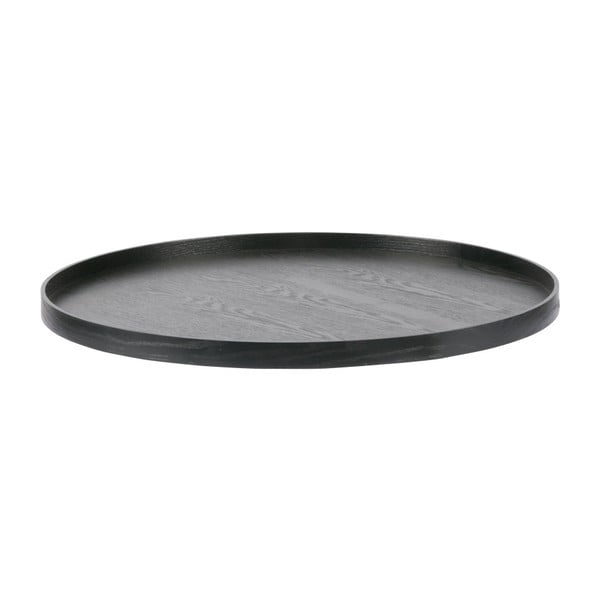 Melna paplāte WOOOD Mesa, Ø 60 cm-image-1