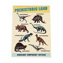 2 lokšņu komplekts ar pagaidu tetovējumiem Rex London Prehistoric Land