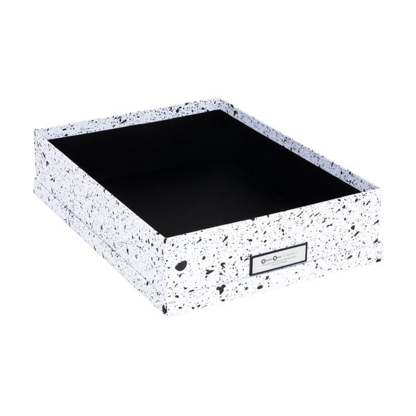Melnbalta uzglabāšanas kaste dokumentiem Bigso, A4 izmērs-image-2